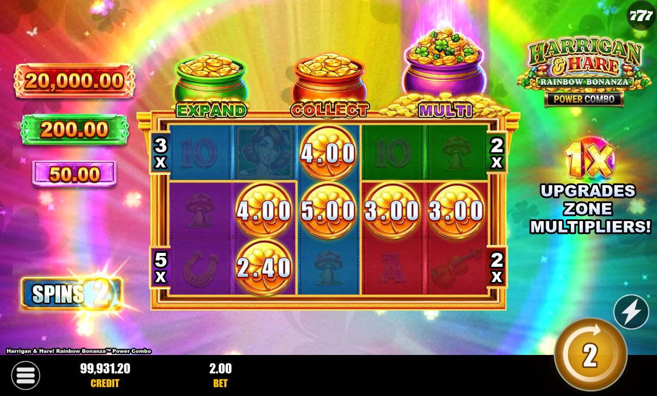 Harrigan & Hare! Rainbow Bonanza Power Combo gameplay