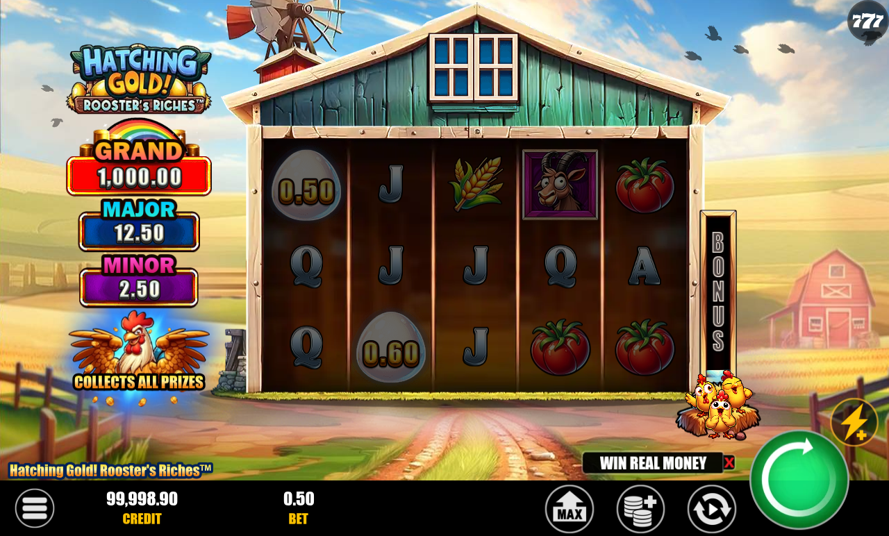 Hatching Gold! Rooster's Riches gameplay