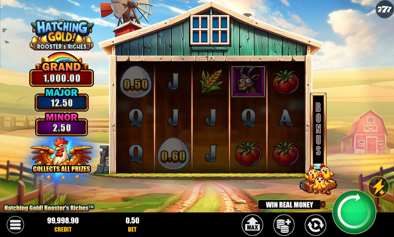 Hatching Gold! Rooster's Riches gameplay