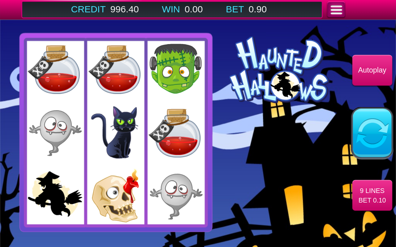 Haunted Hallows gameplay