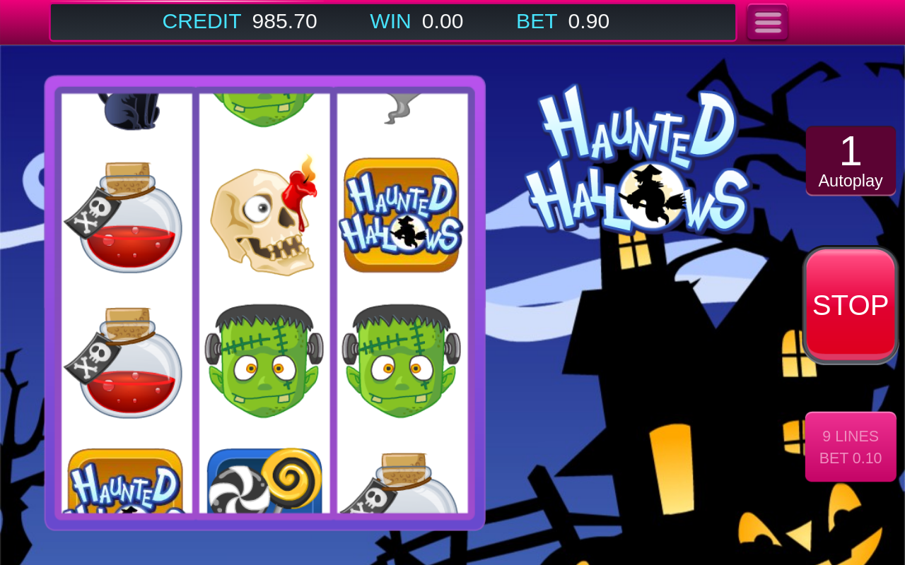 Haunted Hallows gameplay