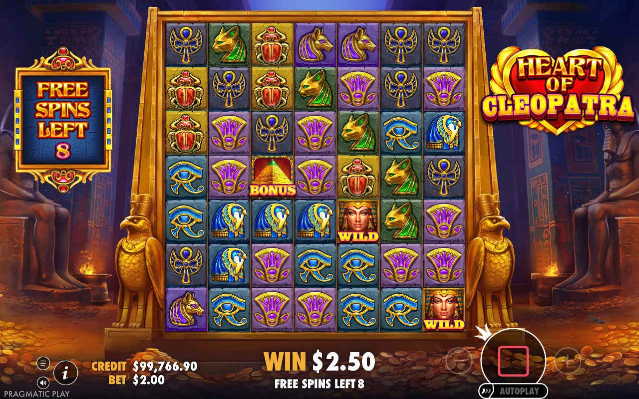 Heart of Cleopatra bonus round