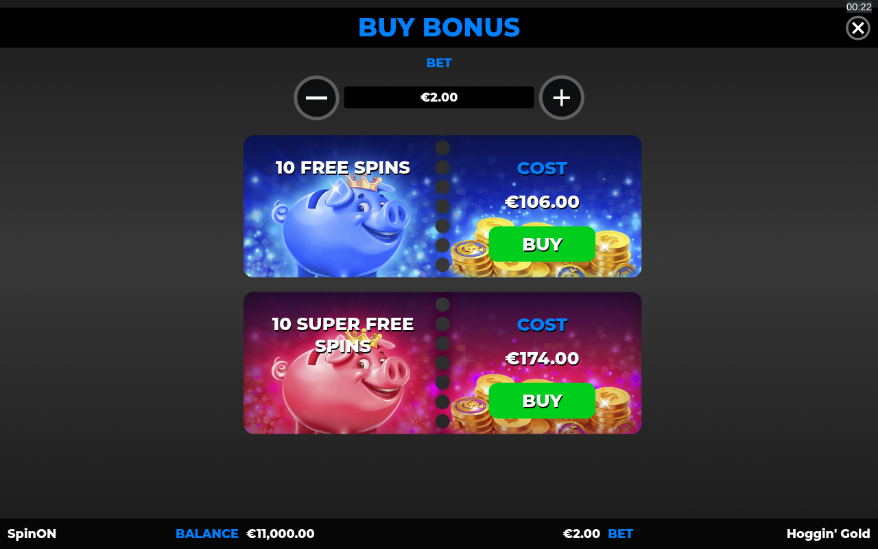 Hoggin' Gold bonus buy