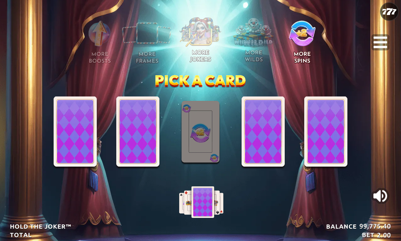Hold the Joker bonus round