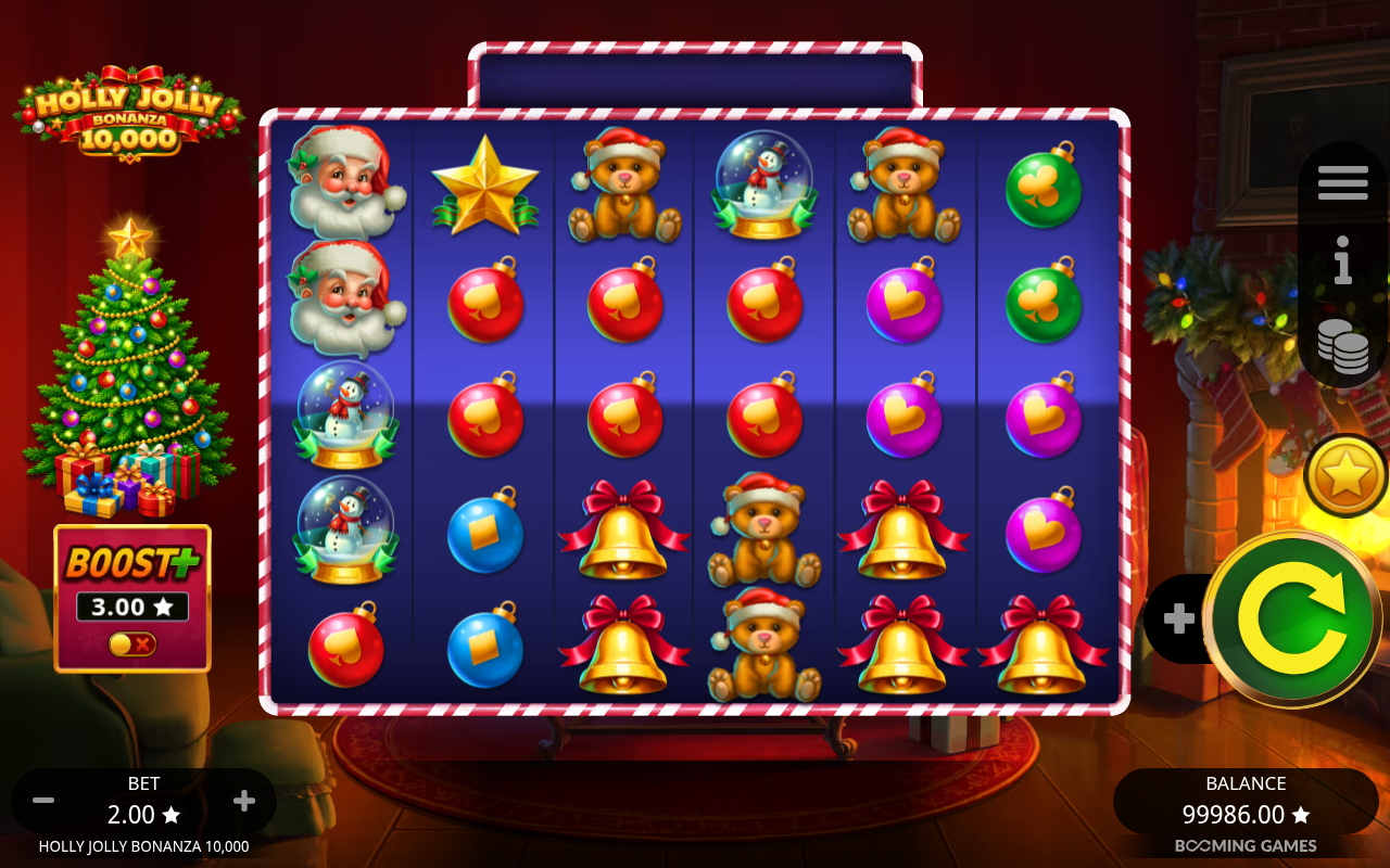 Holly Jolly Bonanza 10,000 gameplay