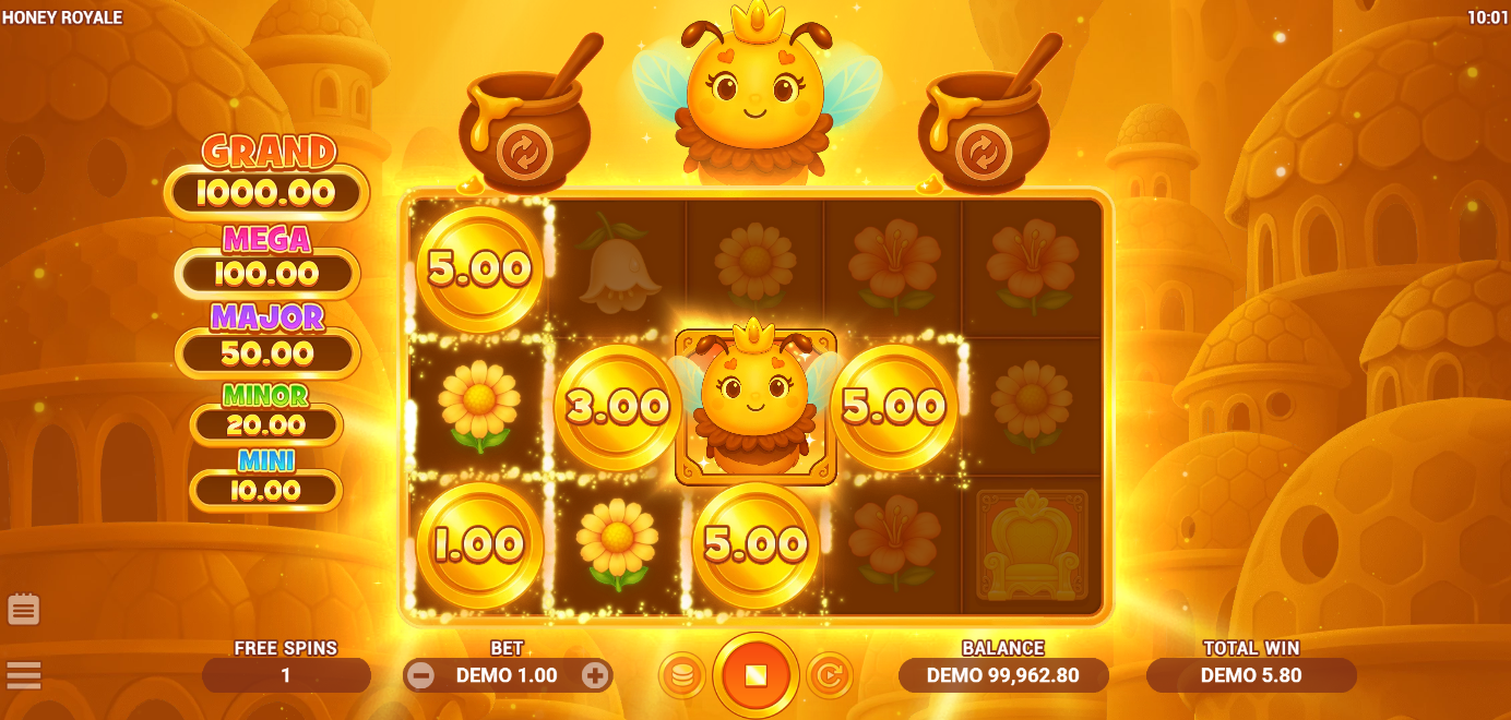Honey Royale Free Spins play