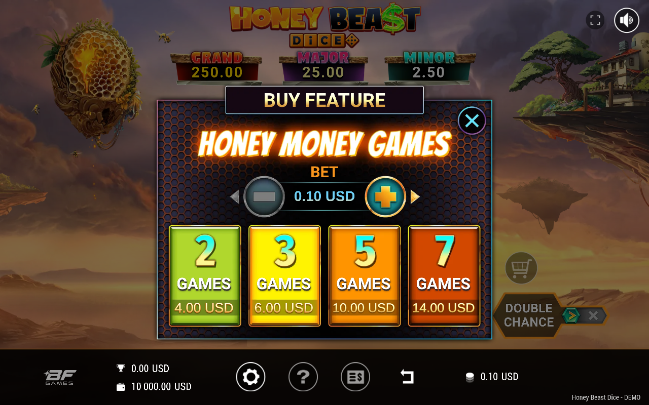 Honey Beast Dice bonus buy