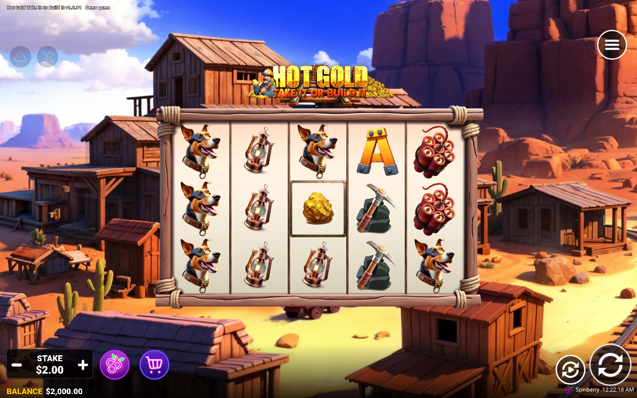 Hot Gold Take It or Build It base game
