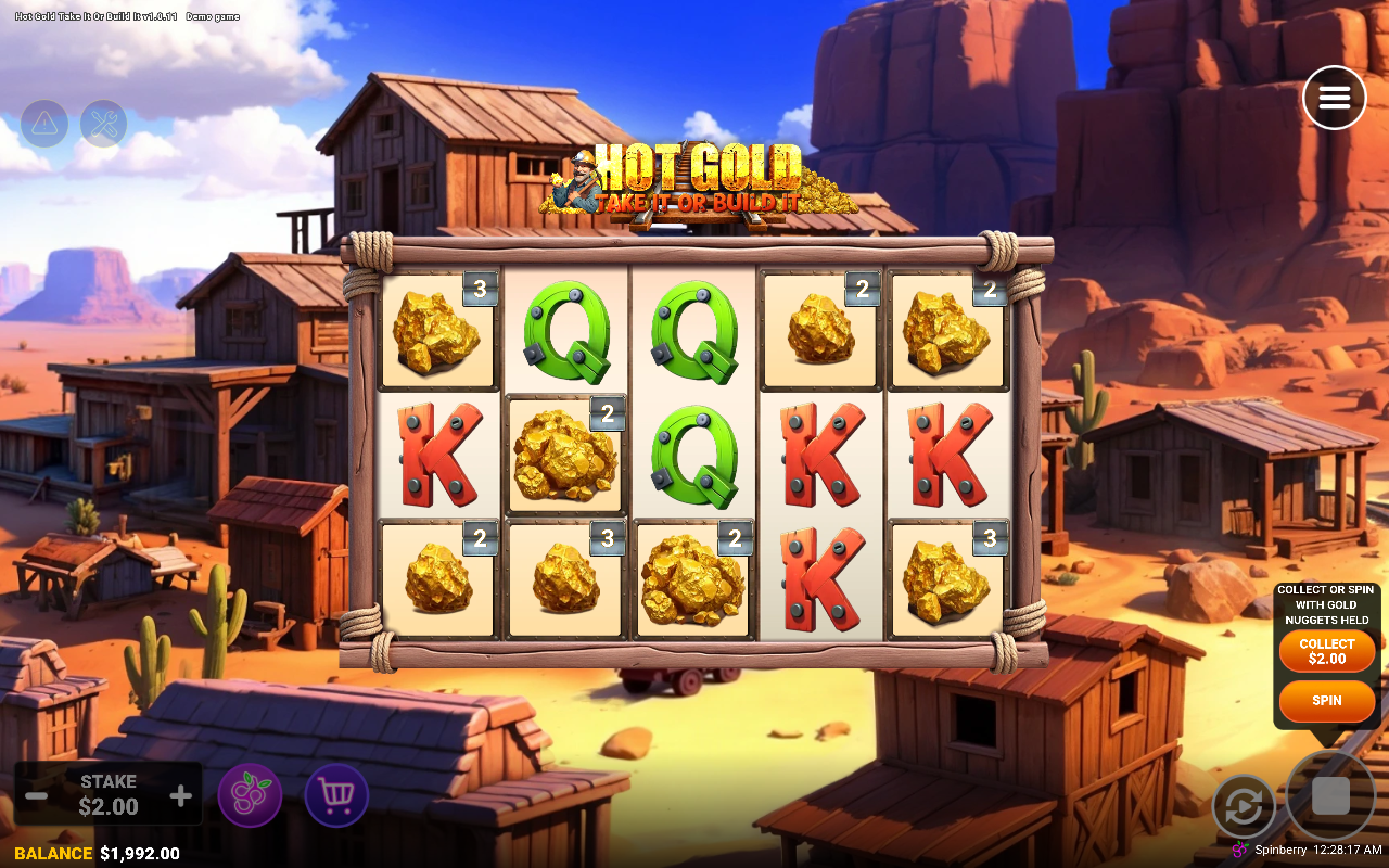 Hot Gold Take It or Build It gameplay