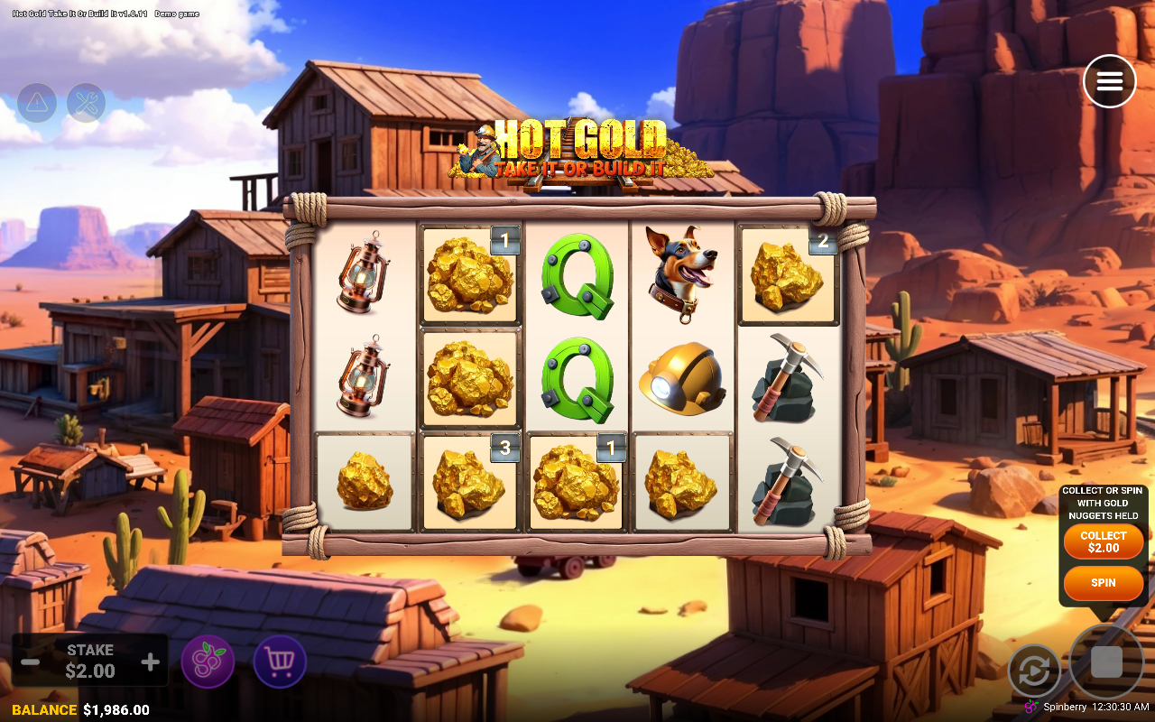 Hot Gold Take It or Build It gameplay
