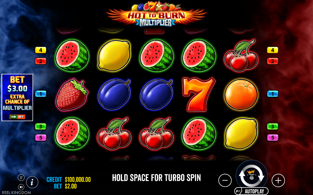 Hot to Burn Multiplier base game