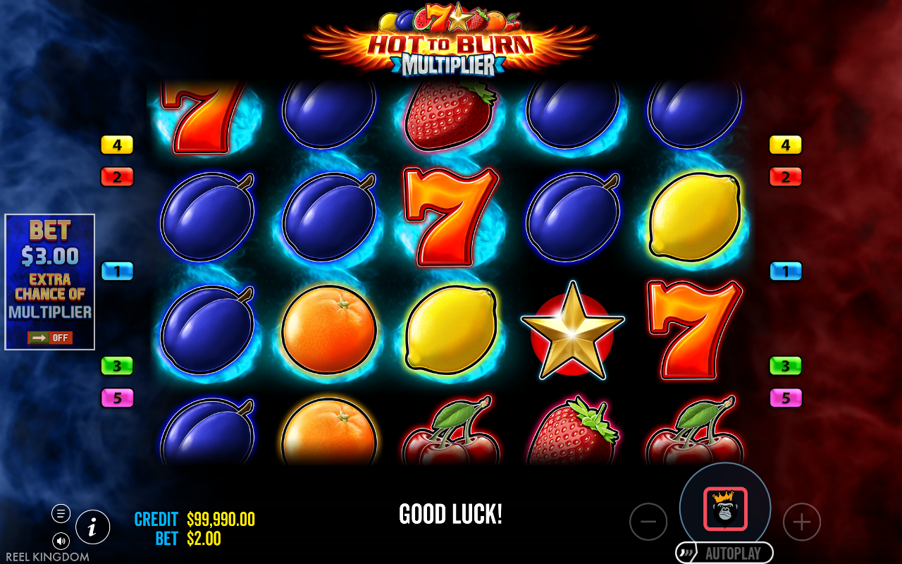 Hot to Burn Multiplier gameplay