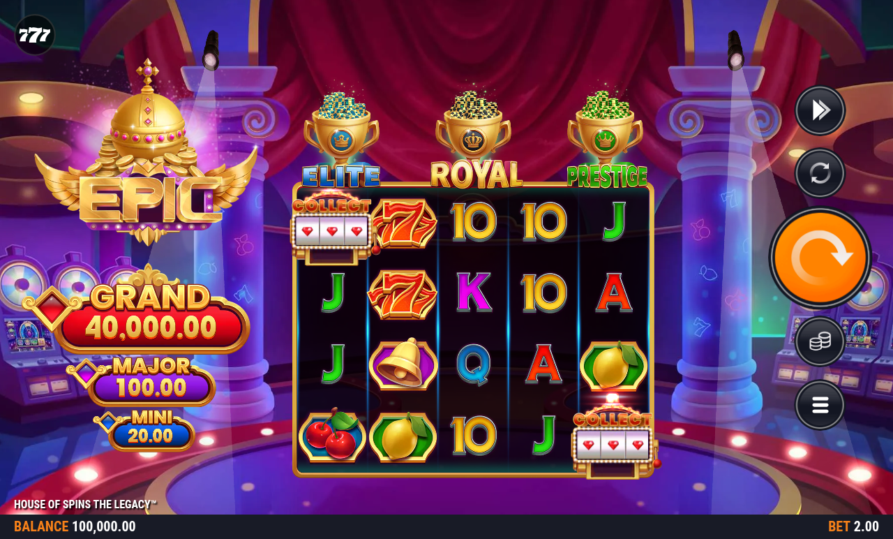 House of Spins the Legacy base game