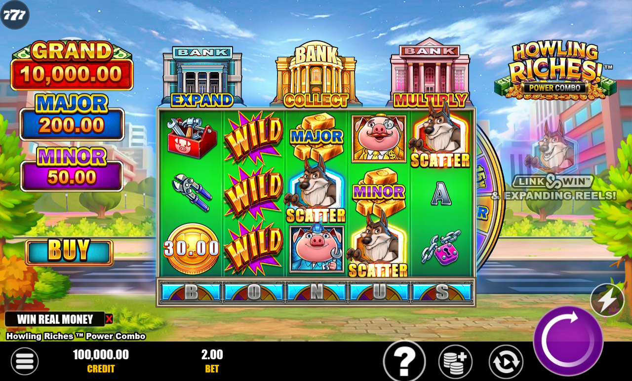 Howling Riches Power Combo base game