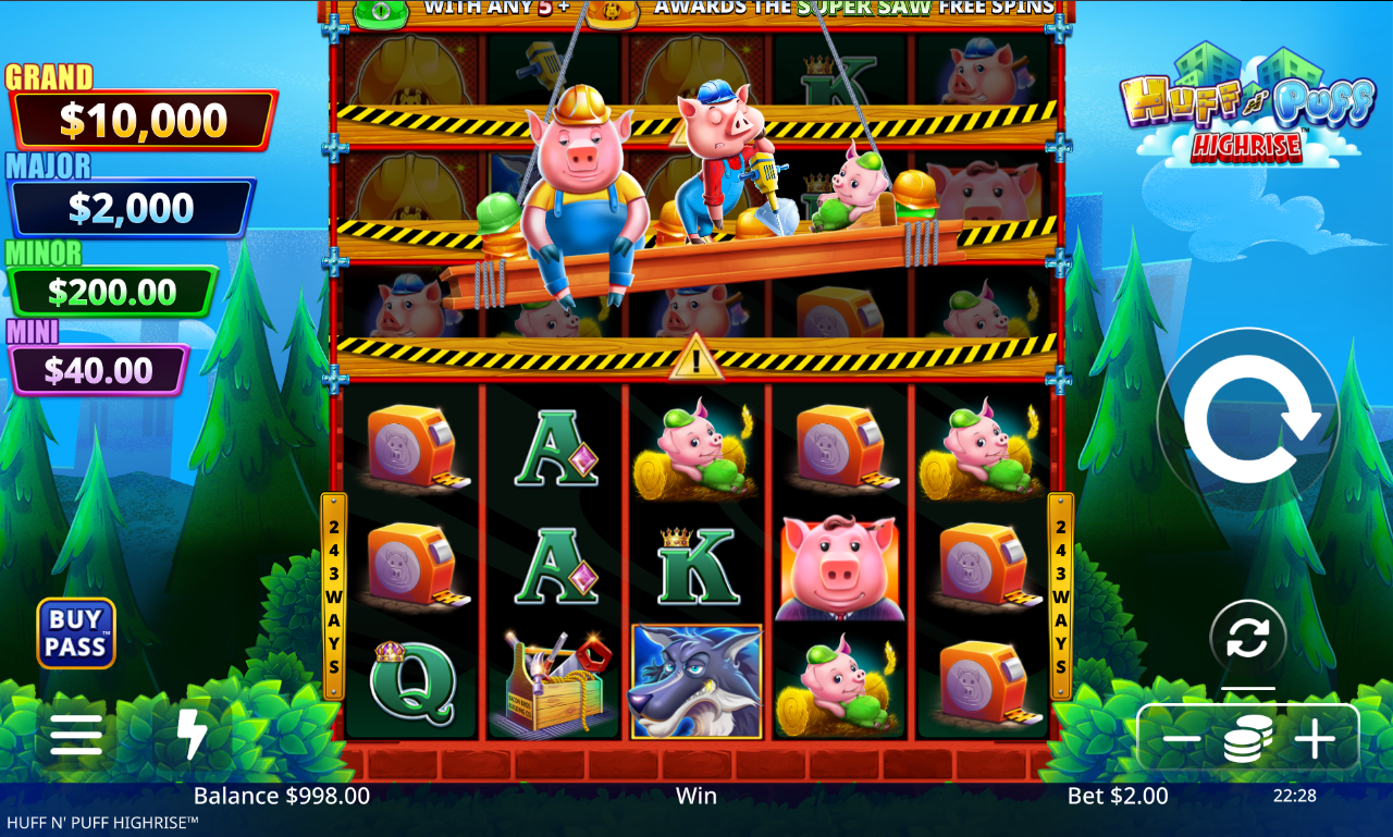 Huff n' Puff Highrise gameplay