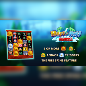 Huff n' Puff Highrise slot by Light & Wonder