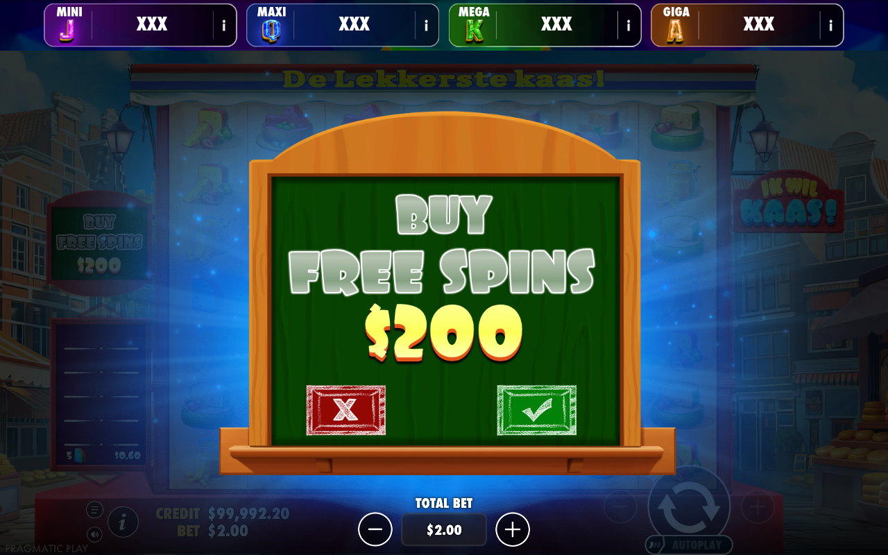 Ik wil Kaas! - Oranje Jackpot bonus buy