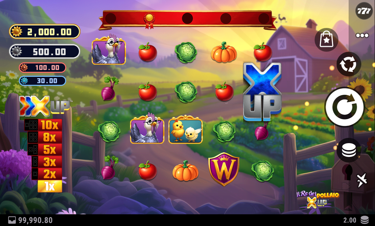 Il Re del Pollaio X UP gameplay