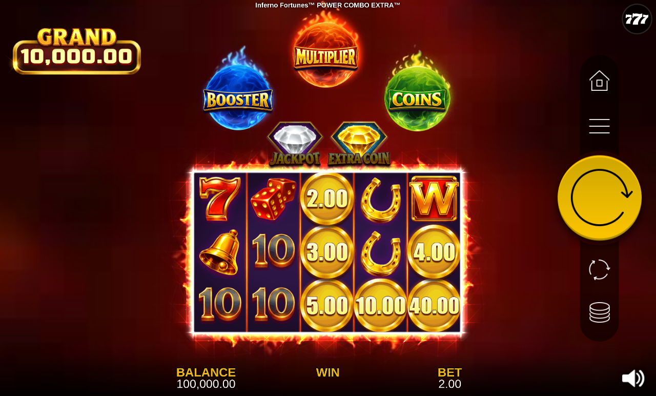 Inferno Fortunes POWER COMBO EXTRA base game
