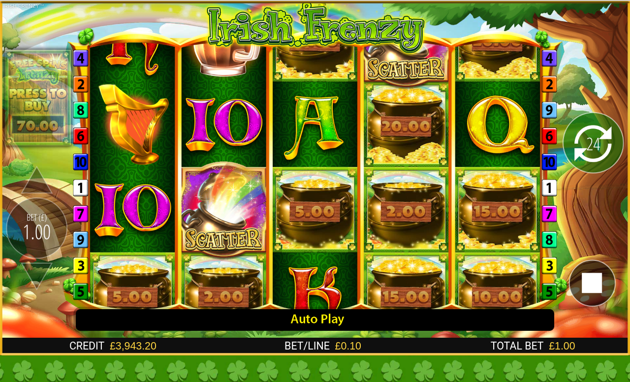 Irish Frenzy base game
