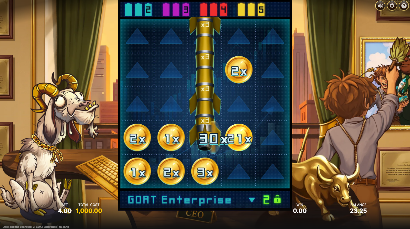 Jack and the Beanstalk 2 super bonus spins