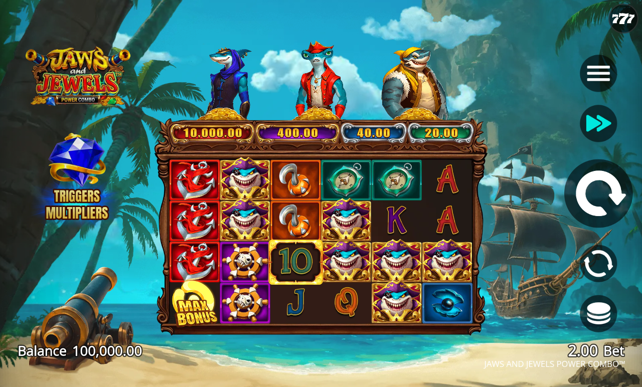 Jaws and Jewels Power Combo base game