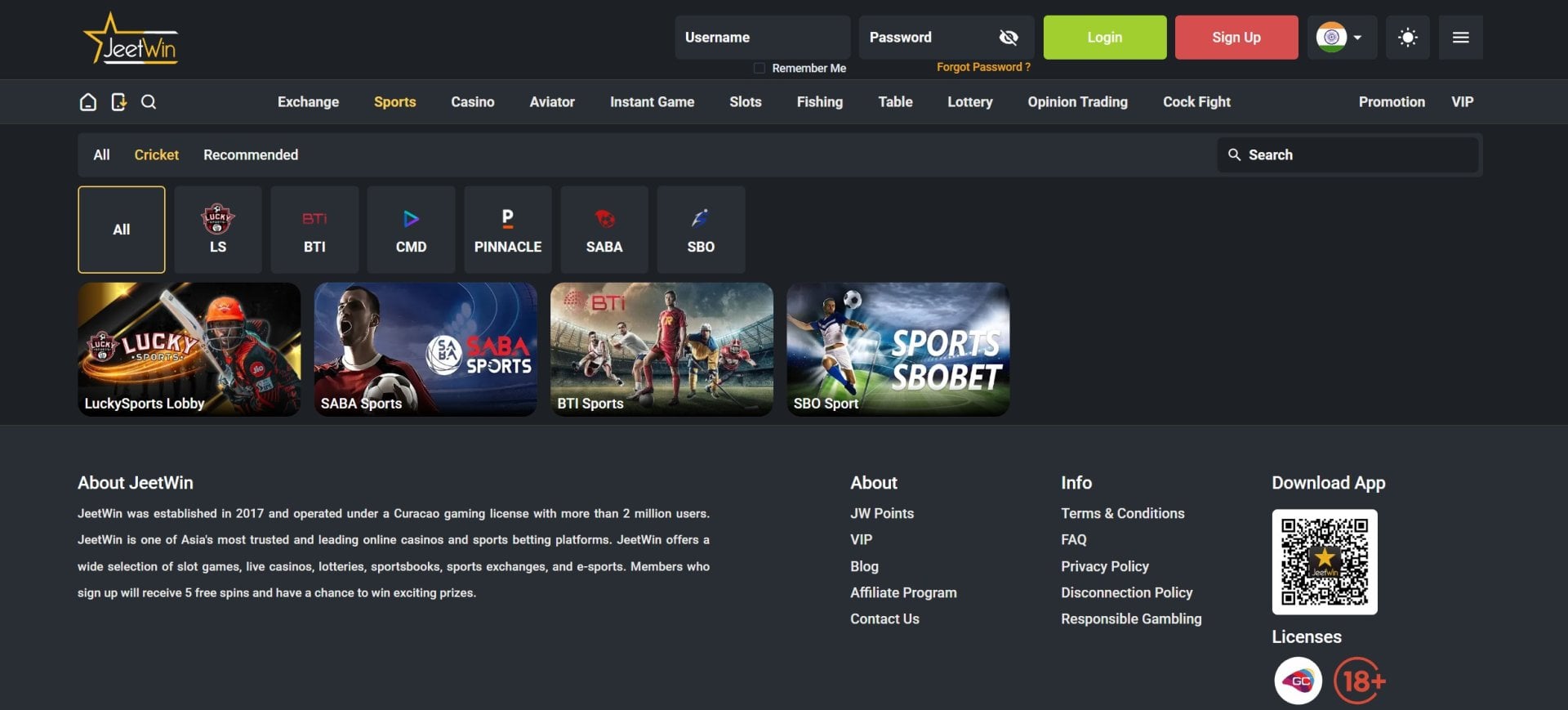 JeetWin Sportsbook