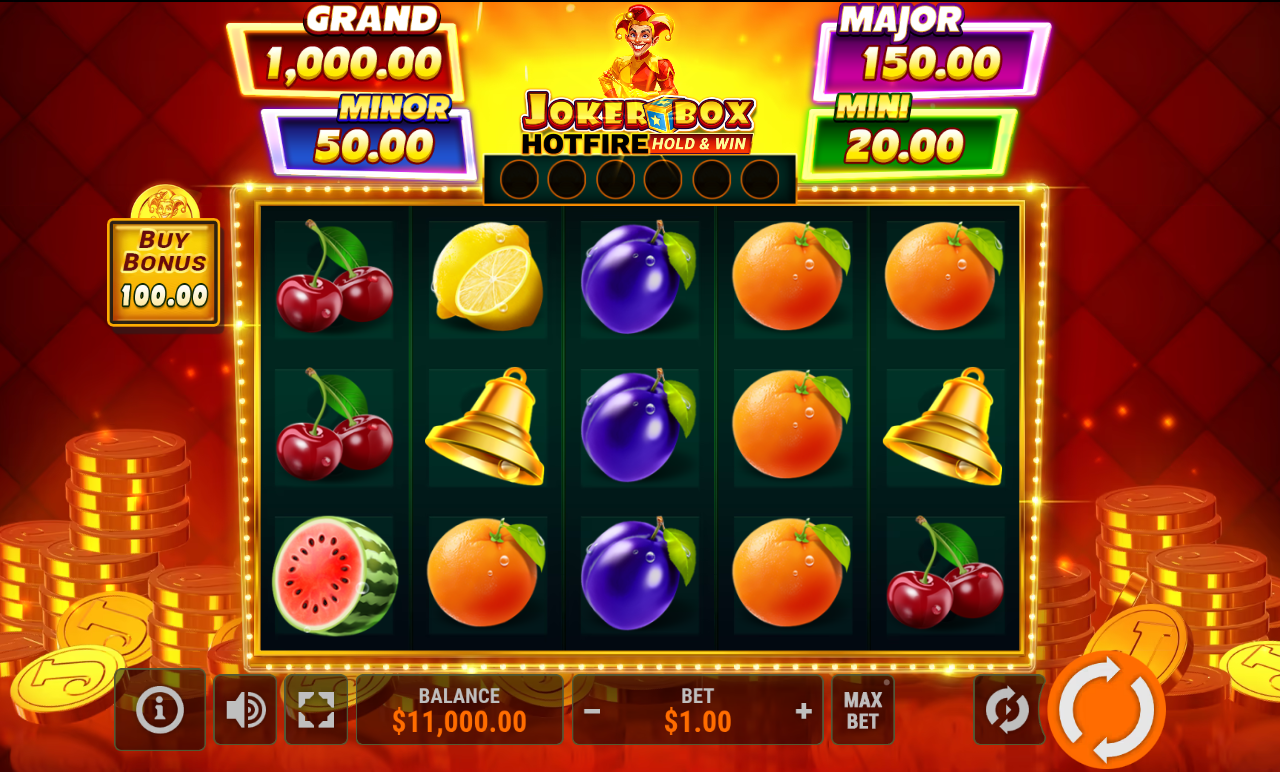 Joker Box Hotfire base game