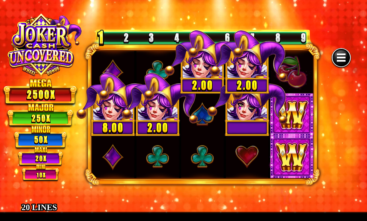 Joker Cash Uncovered base game