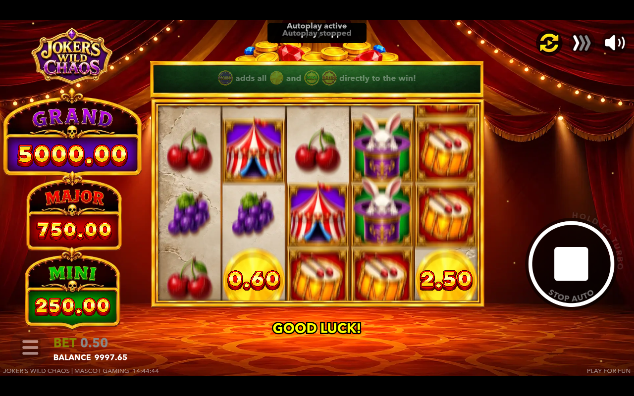 Jokers Wild Chaos gameplay