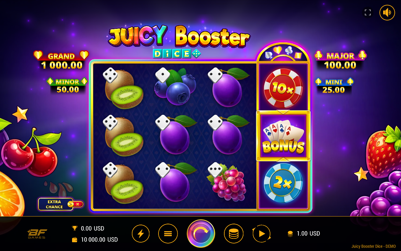 Juicy Booster Dice base game