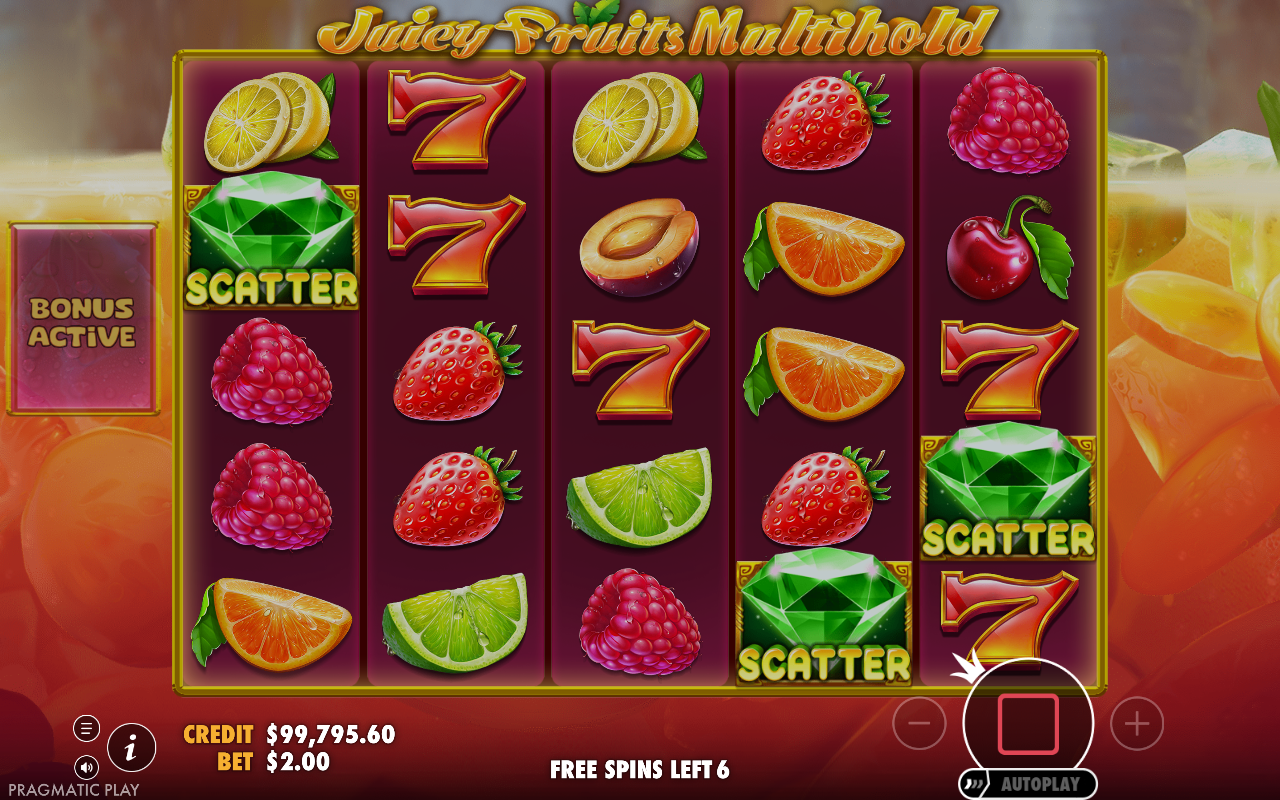 Juicy Fruits Multihold bonus round