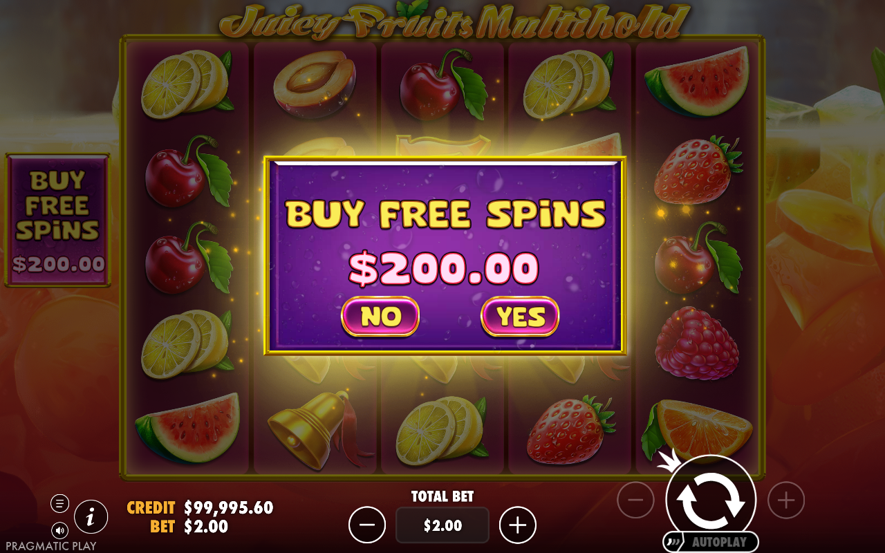 Juicy Fruits Multihold bonus buy