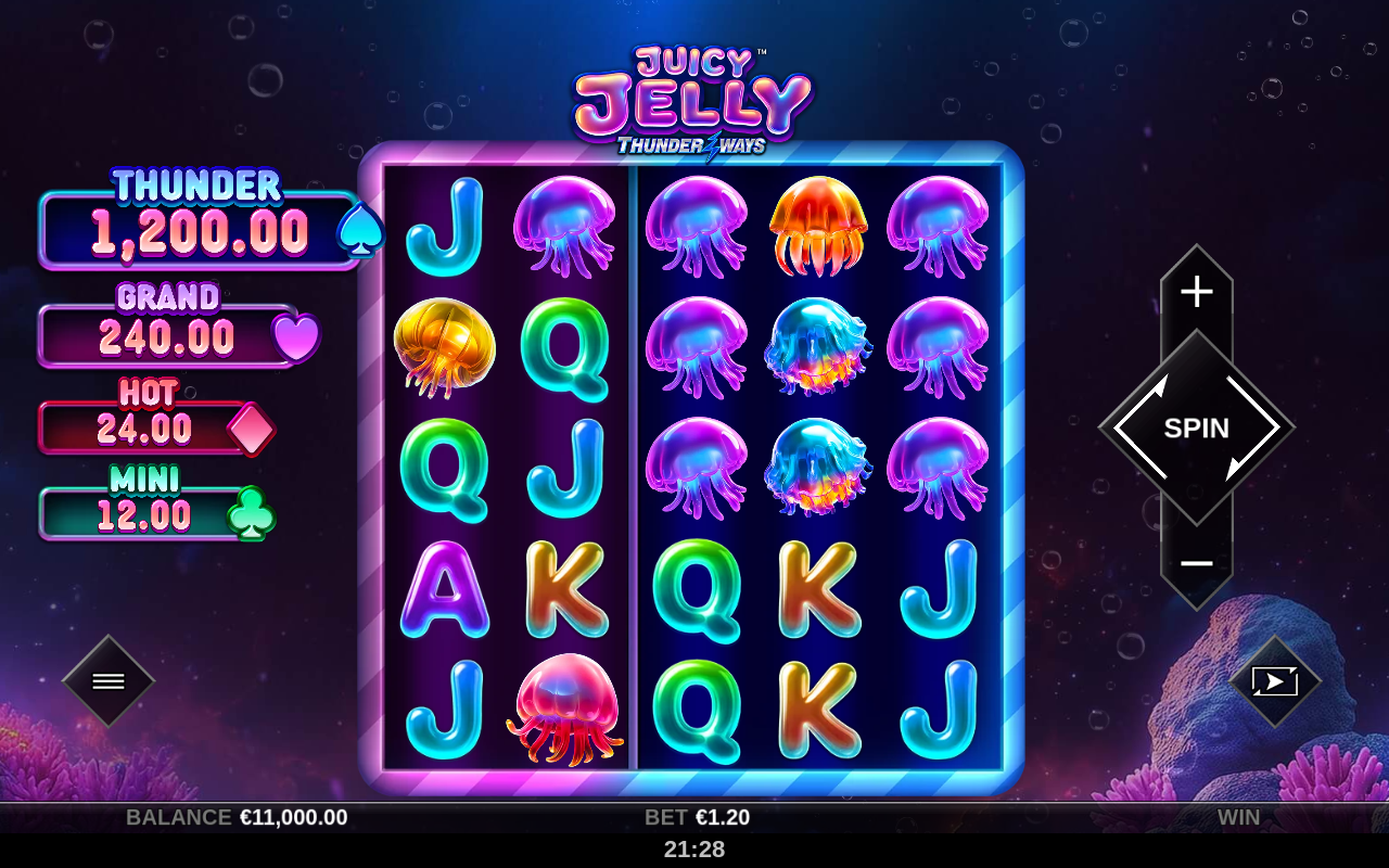 Juicy Jelly Thunder Ways base game
