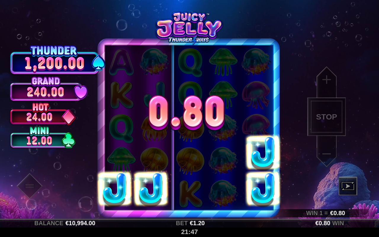 Juicy Jelly Thunder Ways gameplay