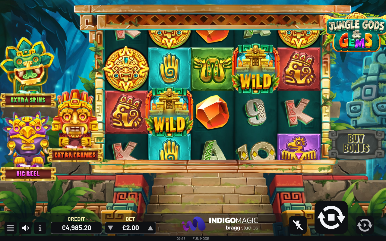 Jungle Gods & Gems gameplay