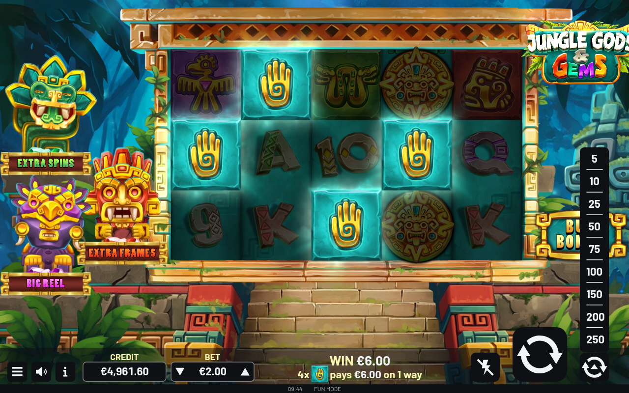 Jungle Gods & Gems gameplay