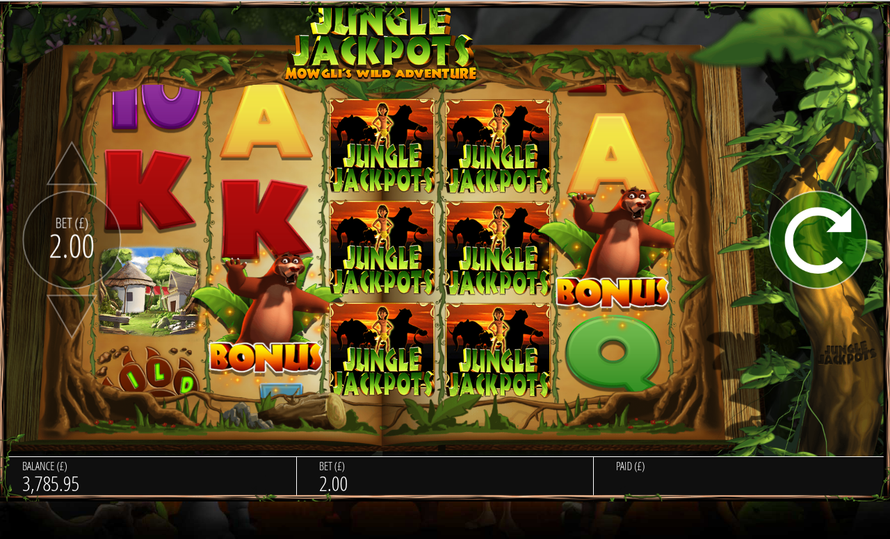 Jungle Jackpots gameplay