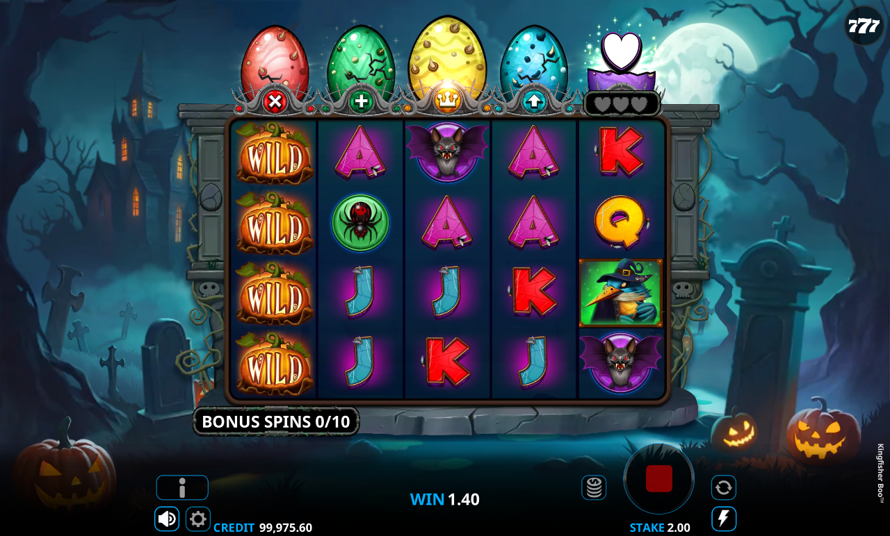 Kingfisher Boo! gameplay