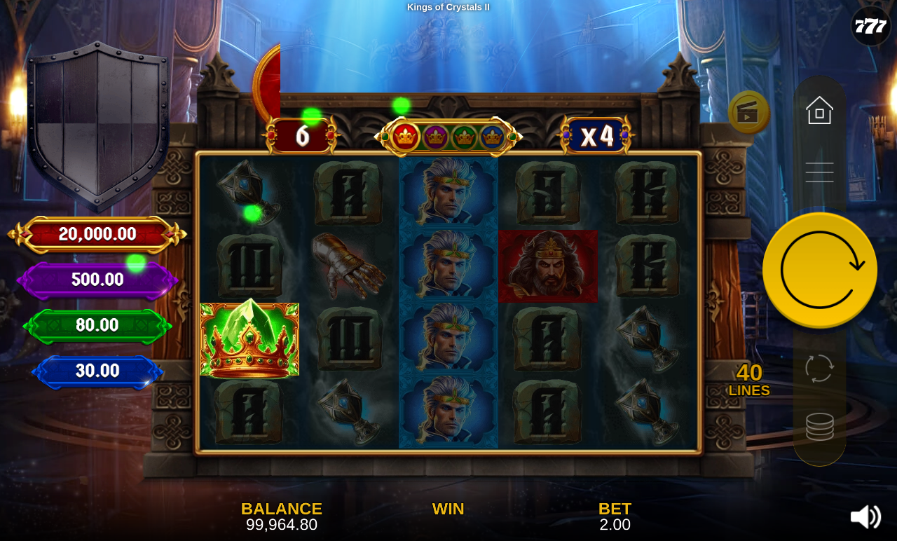 Kings of Crystals II Power Combo gameplay