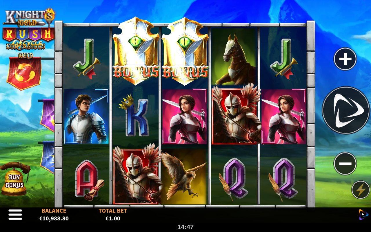 Knight's Gold Rush 3 Cycle gameplay