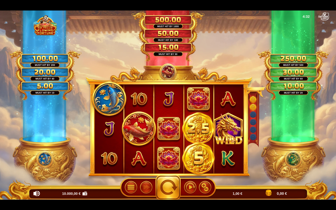 Koi Falls: Flowing Fortune base game