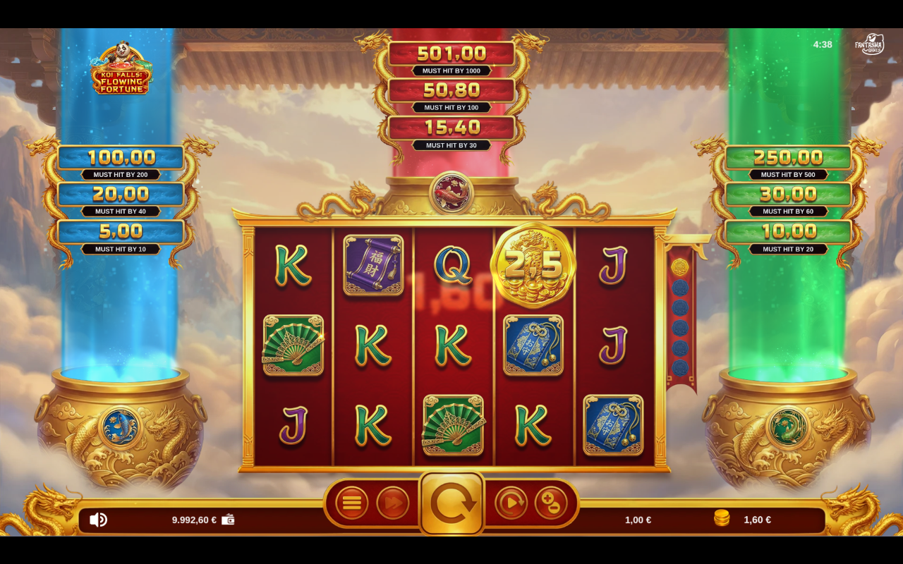Koi Falls: Flowing Fortune gameplay