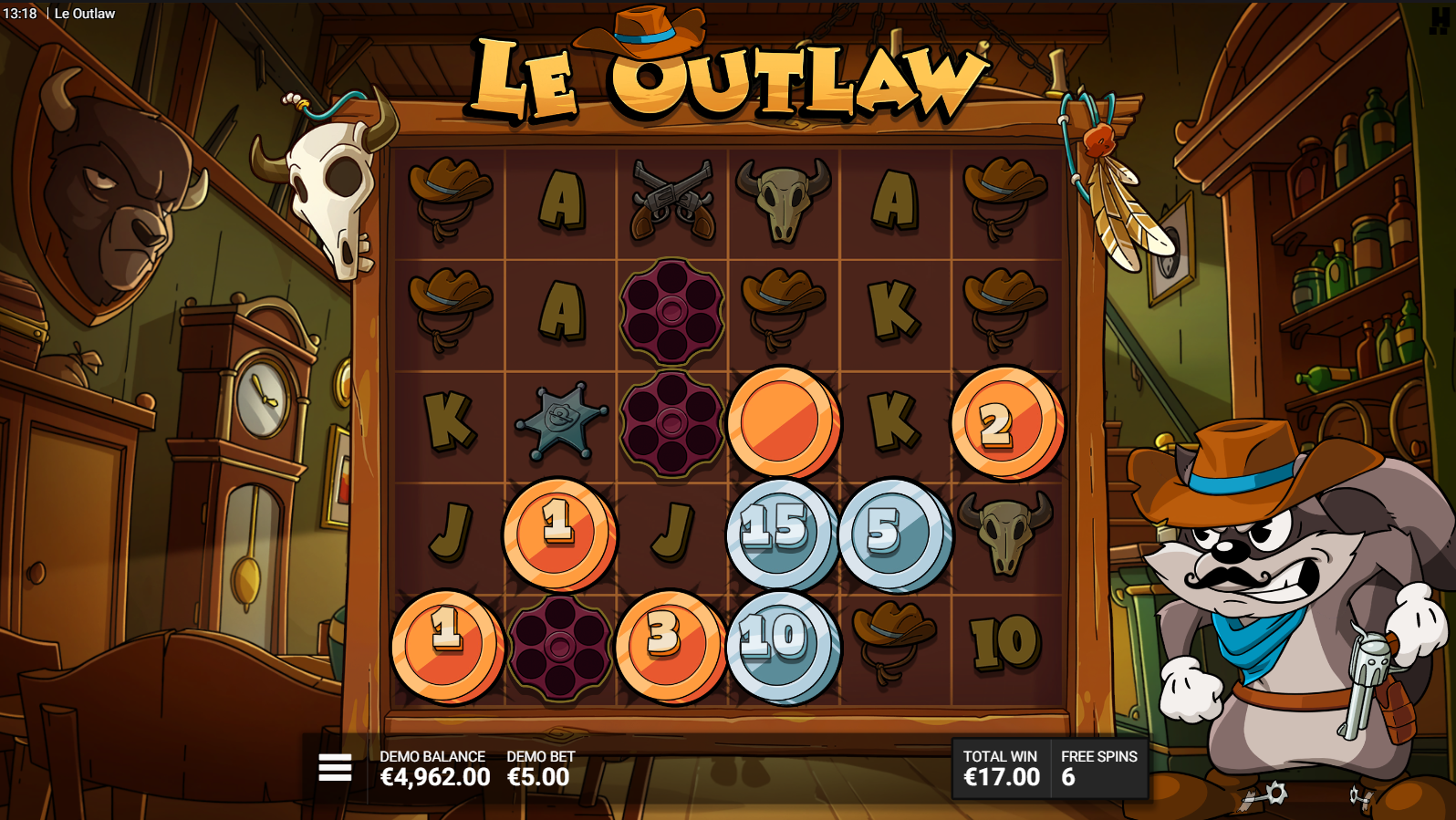 Le Outlaw bonus gameplay