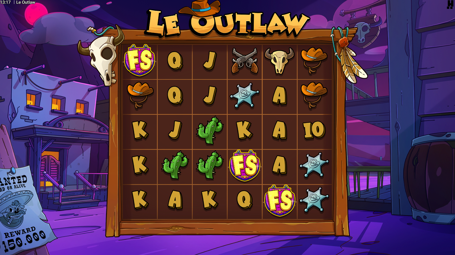 Le Outlaw scatter symbols