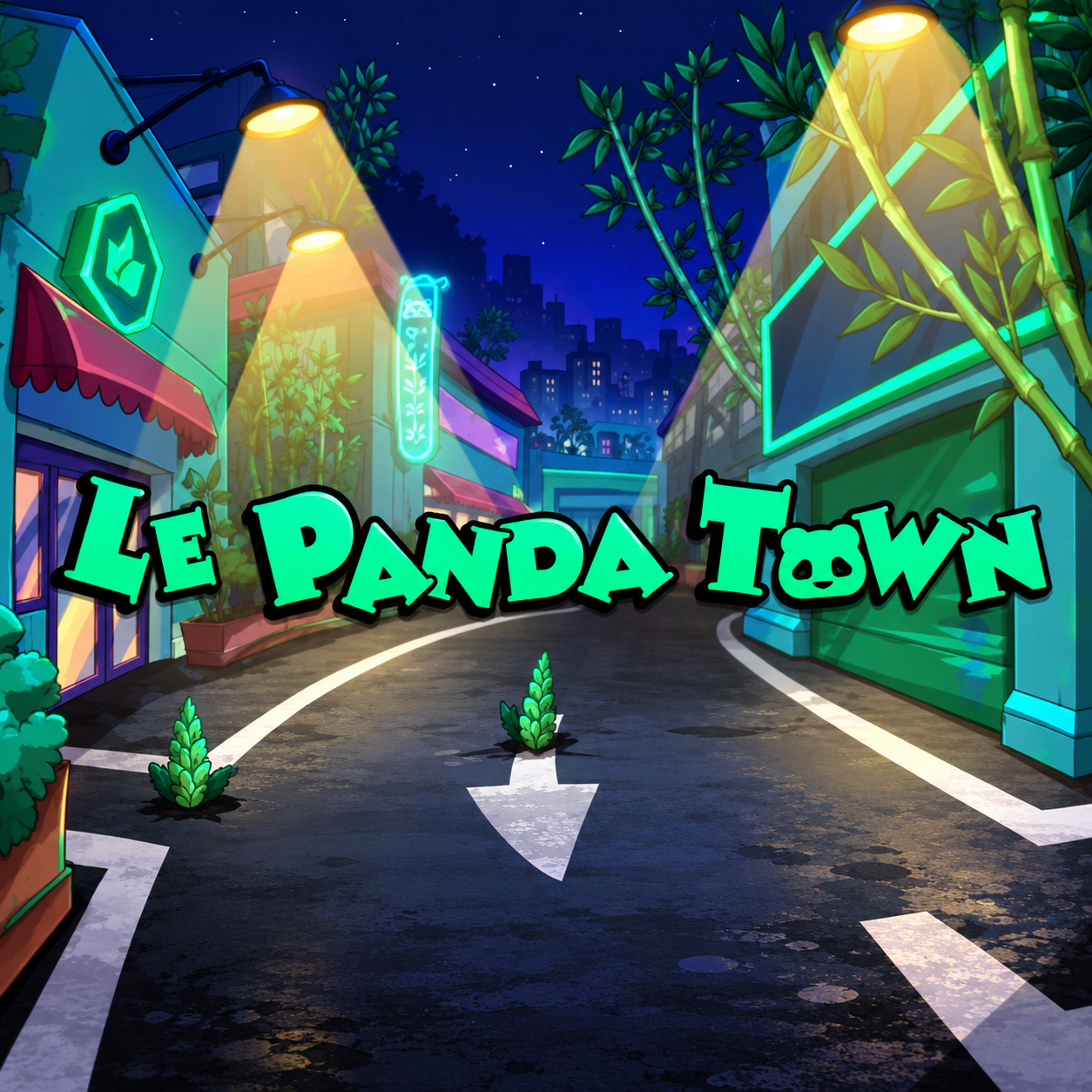 Le Panda Town slot game logo