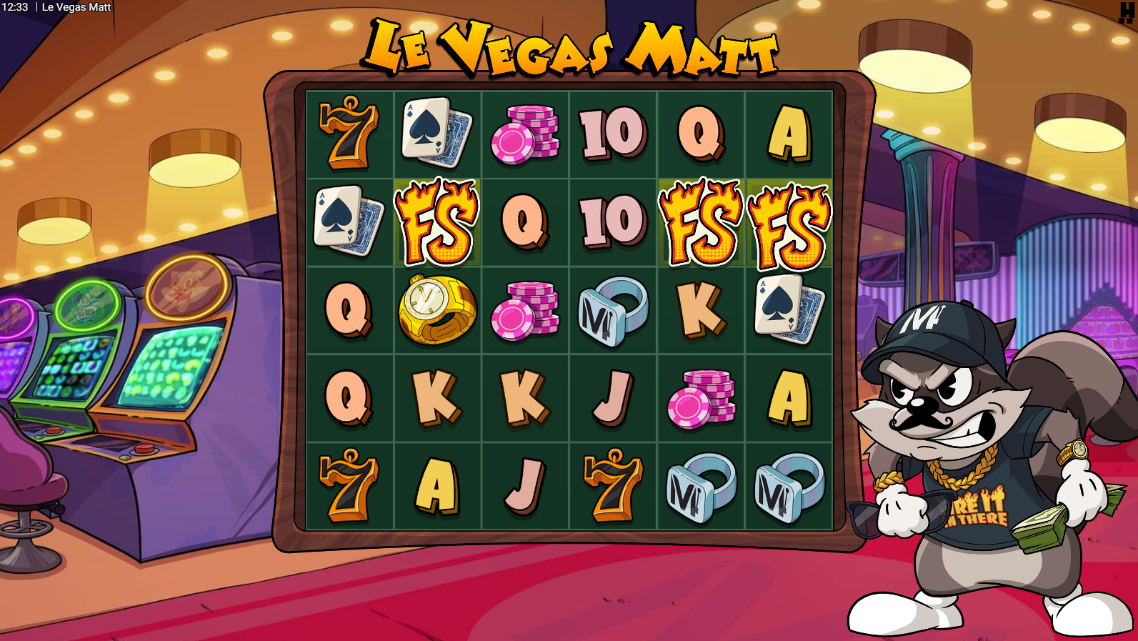 Le Vegas Matt scatter symbols
