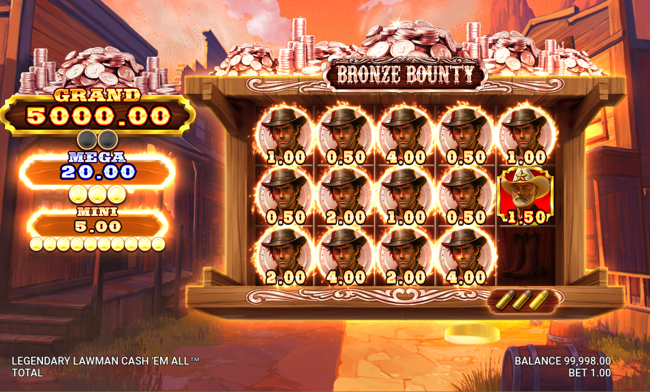 Legendary Lawman Cash 'Em All gameplay