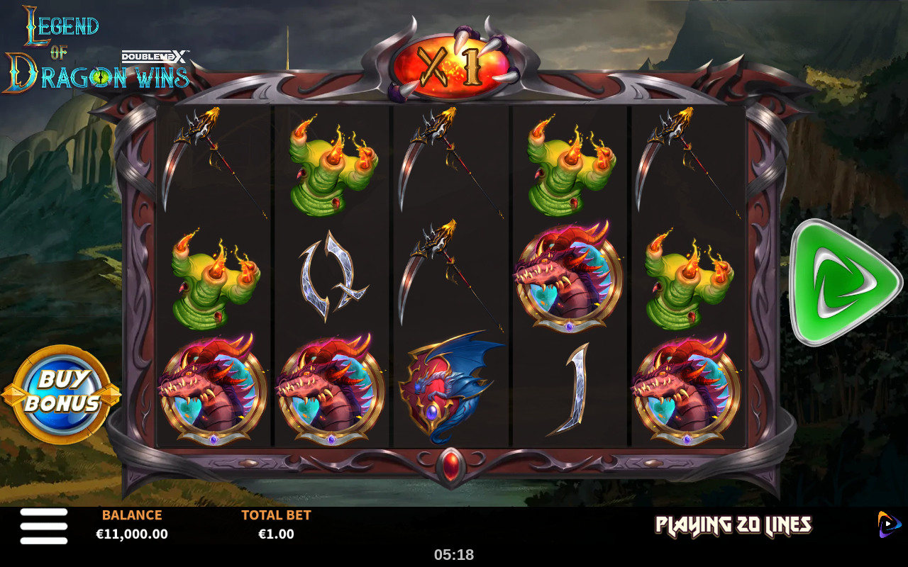 Legend of Dragon Wins DoubleMax base game