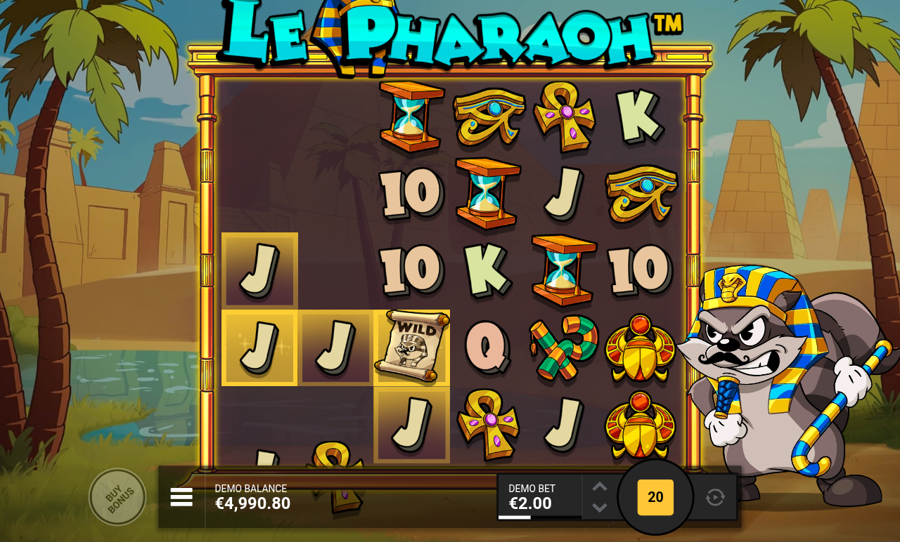 Le Pharaoh gameplay